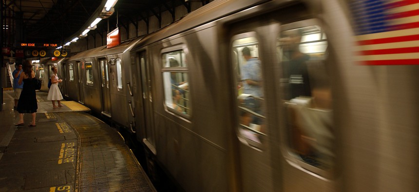 The gap fillers at the Union Square subway station.