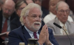 Randy Mastro testifies before the City Council on Aug. 27.