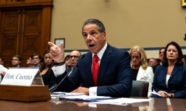 Former Gov. Andrew Cuomo testifies before the House Select Subcommittee on the Coronavirus Pandemic on Sept. 10, 2024.