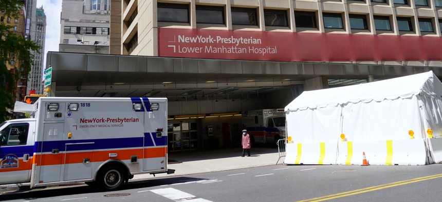 New York-Presbyterian’s Lower Manhattan Hospital in 2020.