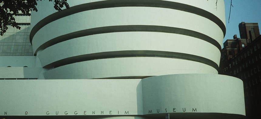 The Solomon R. Guggenheim Museum was landmarked by then-New York City Mayor David Dinkins in 1990.