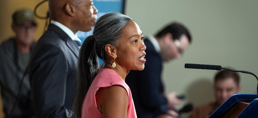 Mayor Eric Adams elevated Maria Torres-Springer to first deputy mayor on Oct. 8.