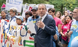 New York City Comptroller Brad Lander is dominating fundraising.