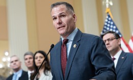 Rep. Marc Molinaro speaks during a news conference with members of the House Republican Conference on March 6, 2024.