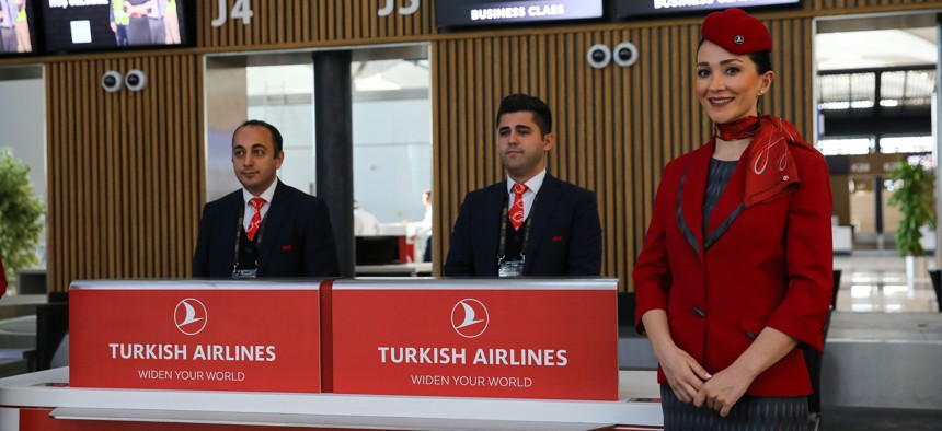 Turkish Airlines could be a popular Halloween costume theme this year in New York’s political circles.