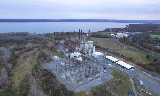 The Greenidge fossil fuel power plant in the Finger Lakes primarily generates electricity used to power computer servers that mine Bitcoin.