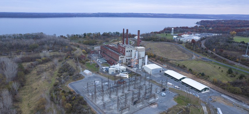 The Greenidge fossil fuel power plant in the Finger Lakes primarily generates electricity used to power computer servers that mine Bitcoin.