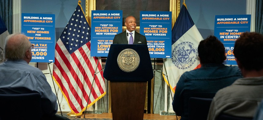 New York City Mayor Eric Adams faces multiple federal investigations at a time when the federal government might soon go through a major transition.