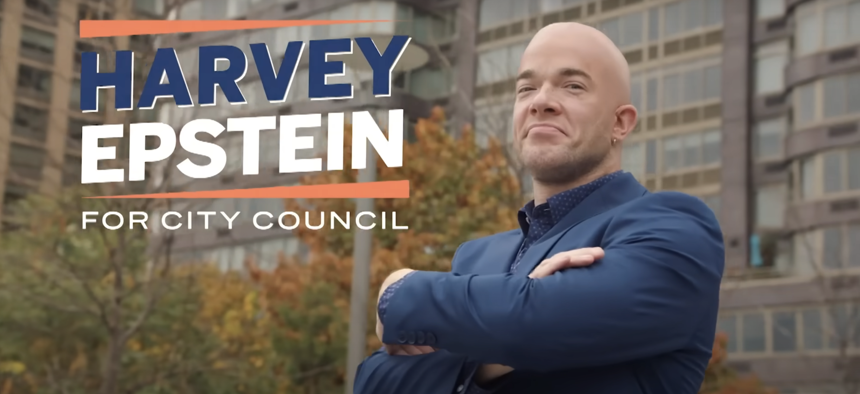 Comedian John Mulaney portrays Assembly Member Harvey Epstein, who’s currently running for New York City Council, in a Saturday Night Live sketch poking fun at Epstein’s name. 