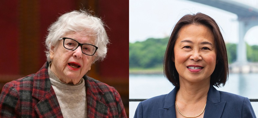 Democratic state Sen. Toby Ann Stavisky is facing Republican Yiatin Chu in a competitive race in Queens.