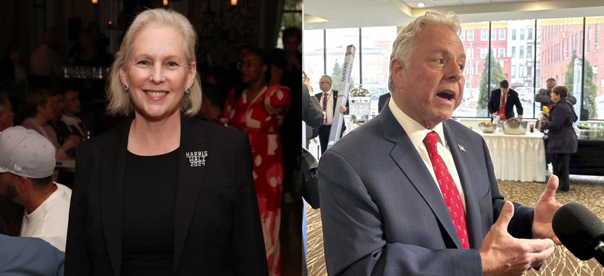 U.S. Sen. Kirsten Gillibrand and Mike Sapraicone battle for a key U.S. Senate seat.