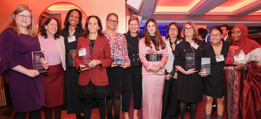 Honorees at City & State’s Women’s Thought Leaders Reception in midtown Manhattan. 