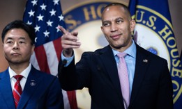 House Minority Leader Hakeem Jeffries is in a position to potentially become the national face of the Democratic Party.