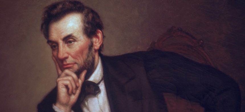 Abraham Lincoln, depicted here in a portrait by George Healy, did not win the 1860 Republican presidential nomination on the first vote, but he shrewdly campaigned for convention delegates’ second-choice votes and won the nomination on the third ballot.