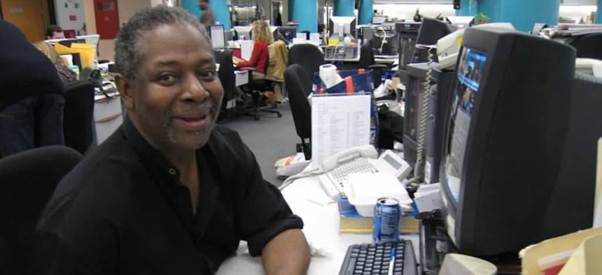 John Daniel on the metro desk of the Daily News when it was located on West 33rd Street in Manhattan during the 1990s and early 2000s.