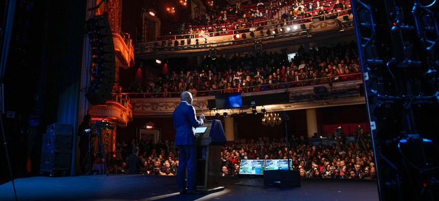 New York City Mayor Eric Adams gives his fourth State of the City address.