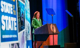 Gov Kathy Hochul gives her annual State of the State address.