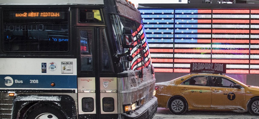 Zohran Mamdani is pitching free buses as part of his mayoral campaign platform.