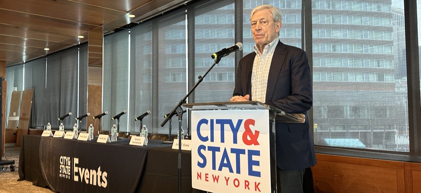 Port Authority of New York & New Jersey Executive Director Rick Cotton speaks at City and State’s 2025 Most Significant Infrastructure Projects Summit Thursday, held at the Jewish Heritage Museum in Lower Manhattan.