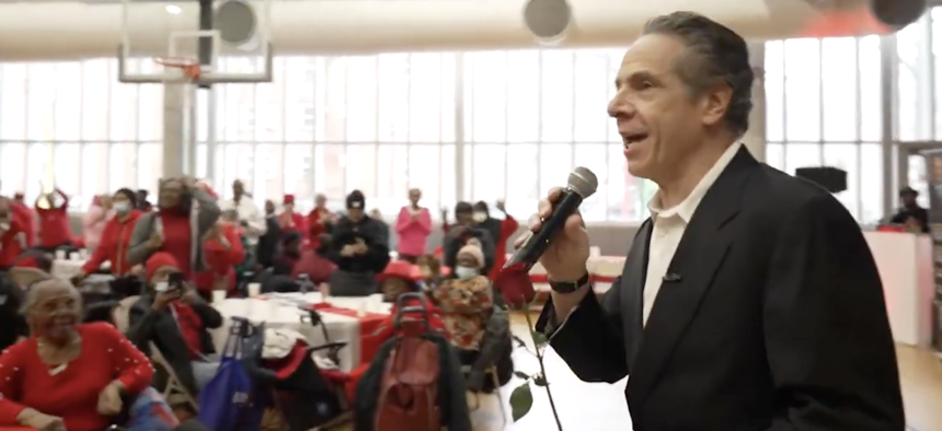 Andrew Cuomo released a Valentine’s Day video.