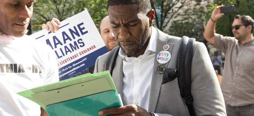 Jumaane Williams petitioned for LG in 2018. 