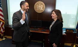 Robert Rodriguez, left, could be a top choice to join Gov. Kathy Hochul’s ticket.