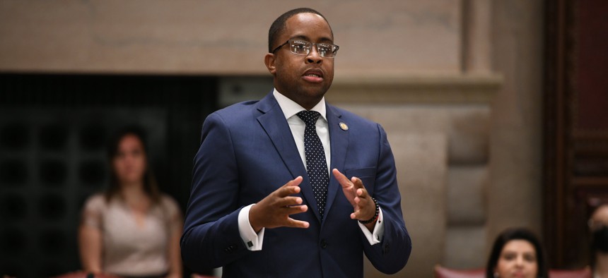 State Sen. Zellnor Myrie is a sponsor of the Predatory Marketing Prevention Act.