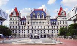 The New York State Capitol in Albany