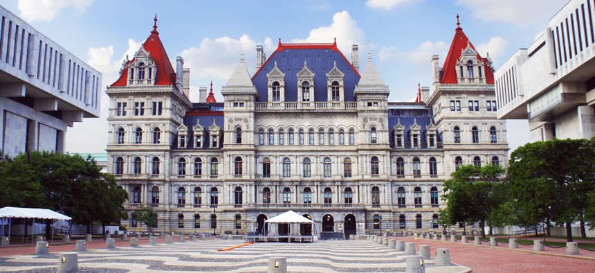 The New York State Capitol in Albany