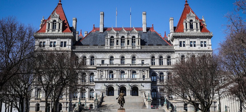 The state Capitol in Albany