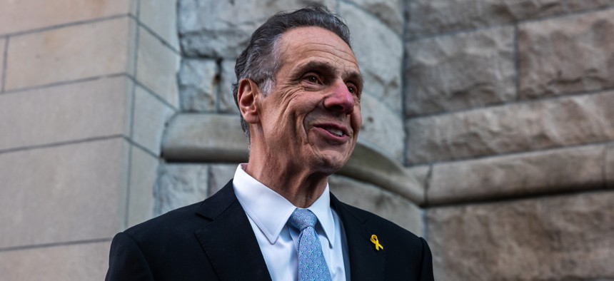 Former Gov. Andrew Cuomo is the frontrunner in the New York City mayoral race. Credit: Spencer Platt/Getty Images
