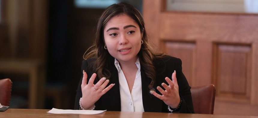 State Sen. Kristen Gonzalez circulated a sign-on letter opposing House Republicans’ proposed moratorium on state-level AI regulation.