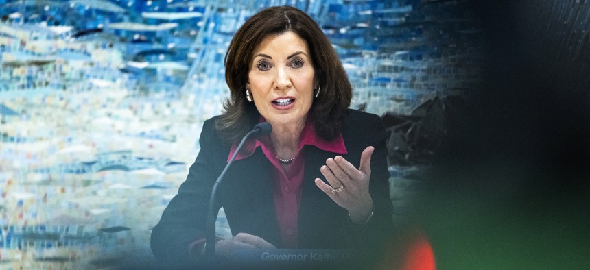 After initially pledging to change the culture of Albany, Gov. Kathy Hochul has increasingly played hardball with the state Legislature.