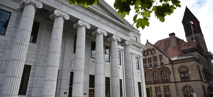 The state Court of Appeals in Albany is New York’s highest court.