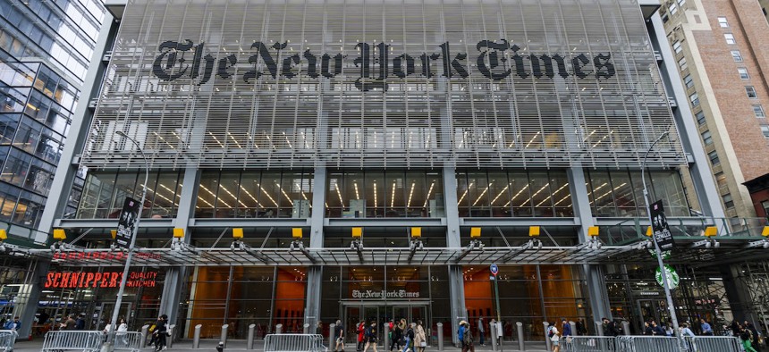 The New York Times opinion section has something cooking on the mayor's race.