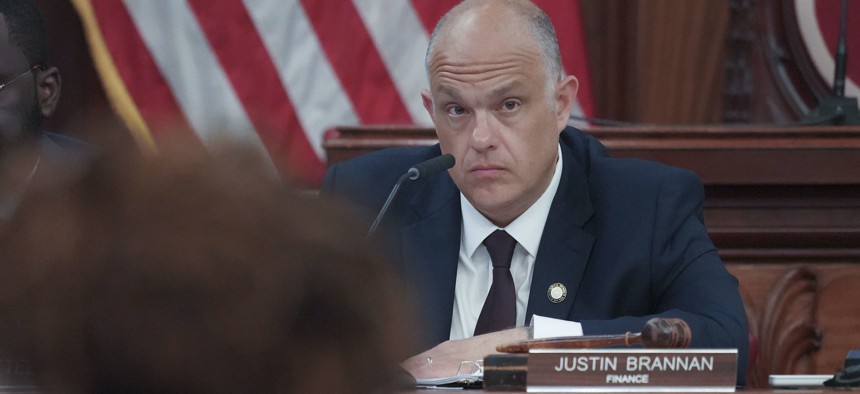 New York City Council Member Justin Brannan is running for comptroller.
