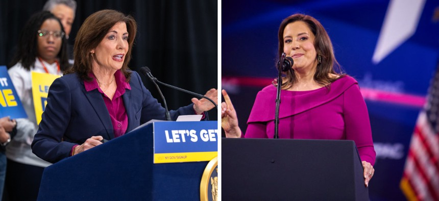 Gov. Kathy Hochul and Rep. Elise Stefanik