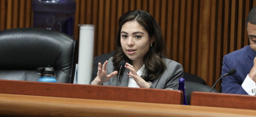 State Sen. Kristen Gonzalez is the chair of the Senate Committee on Internet and Technology.