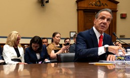 Former Gov. Andrew Cuomo testifies before Congress in September.