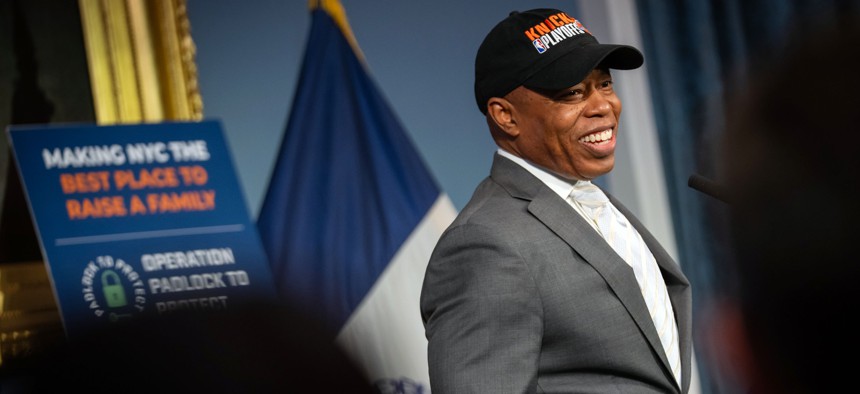 New York City Mayor Eric Adams claimed credit for getting Empire Wind 1 back on track.