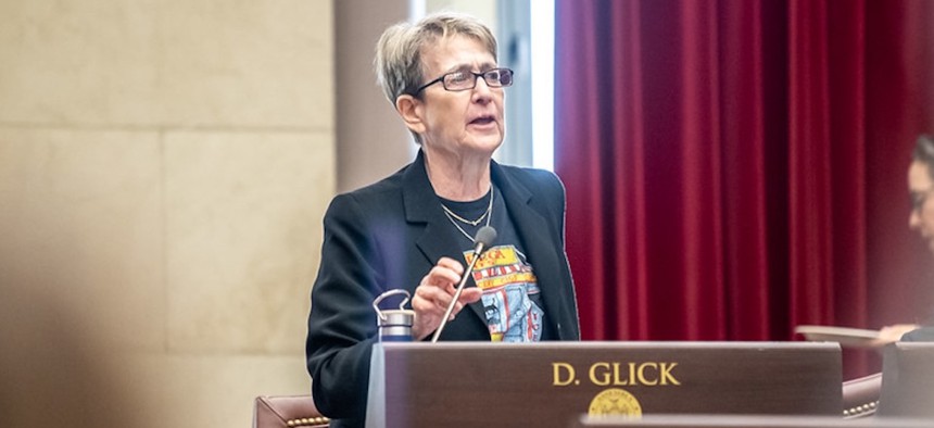 Assembly Member Deborah Glick is sponsoring the Packaging Reduction and Recycling Infrastructure Act.