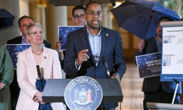 State Sens. Rachel May and Zellnor Myrie are two state senators who defeated former members of the Independent Democratic Conference. 