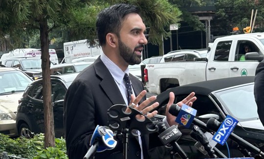 Mayoral candidate Zohran Mamdani 
