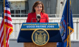 Gov. Kathy Hochul announces plans to construct a new nuclear power plant in upstate New York.