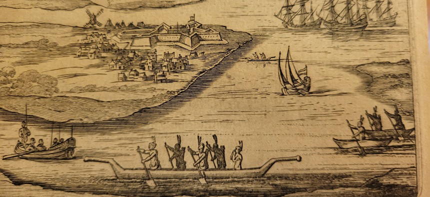The Hartgers View is the earliest known depiction of New Amsterdam.