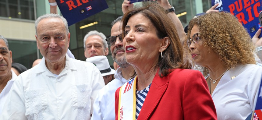 U.S. Sen. Chuck Schumer and Gov. Kathy Hochul both acknowledged Mamdani’s victory, but stopped short of offering him their full-throated support.