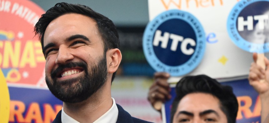 New York City Democratic mayoral candidate Zohran Mamdani