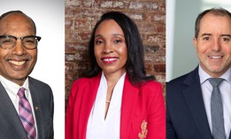 From left to right: Abul Islam, Nicole Yearwood and Marcos Díaz González