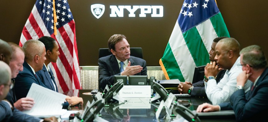 Thomas Donlon was appointed NYPD commissioner on Friday, Sept. 13. By Monday morning, his authority was already being undermined, according to a new lawsuit.