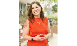 Jessica González-Rojas appears in a video announcing her state Senate campaign.